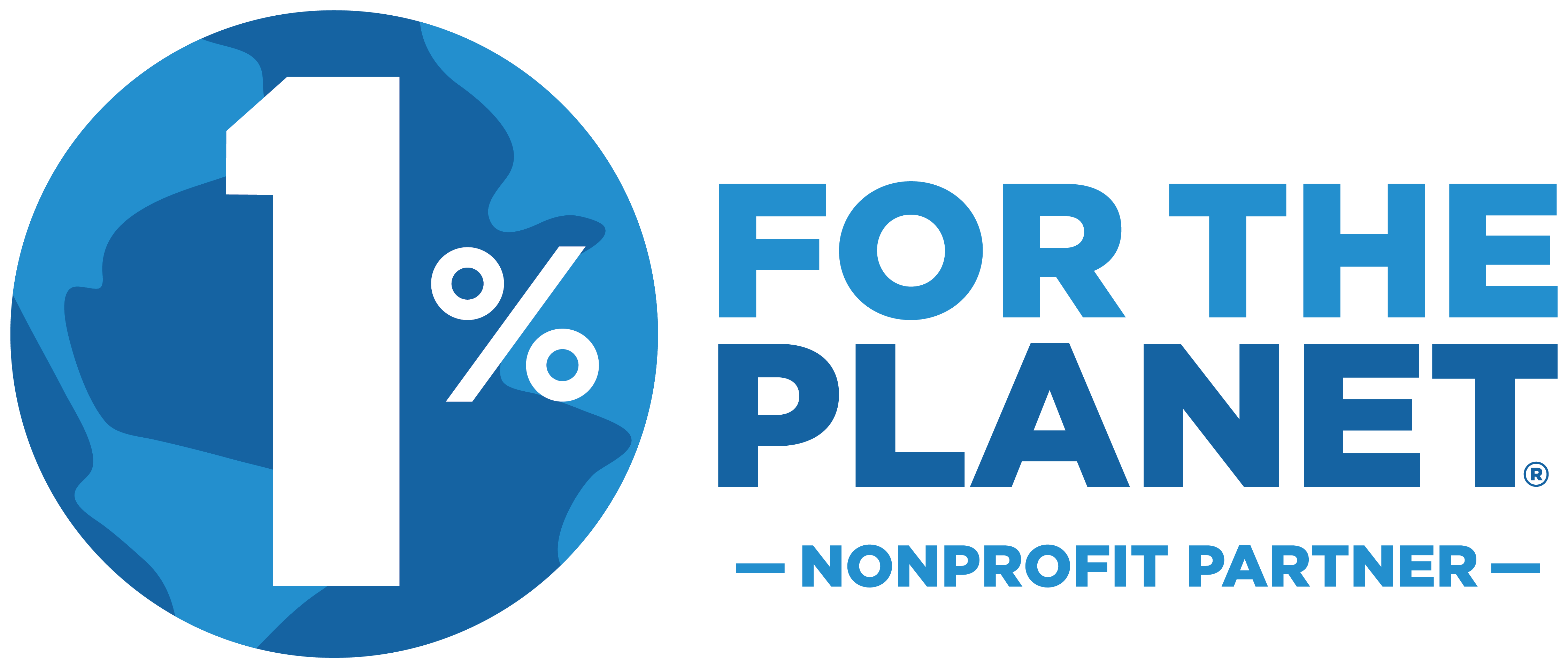 Logo 1 % for the planet