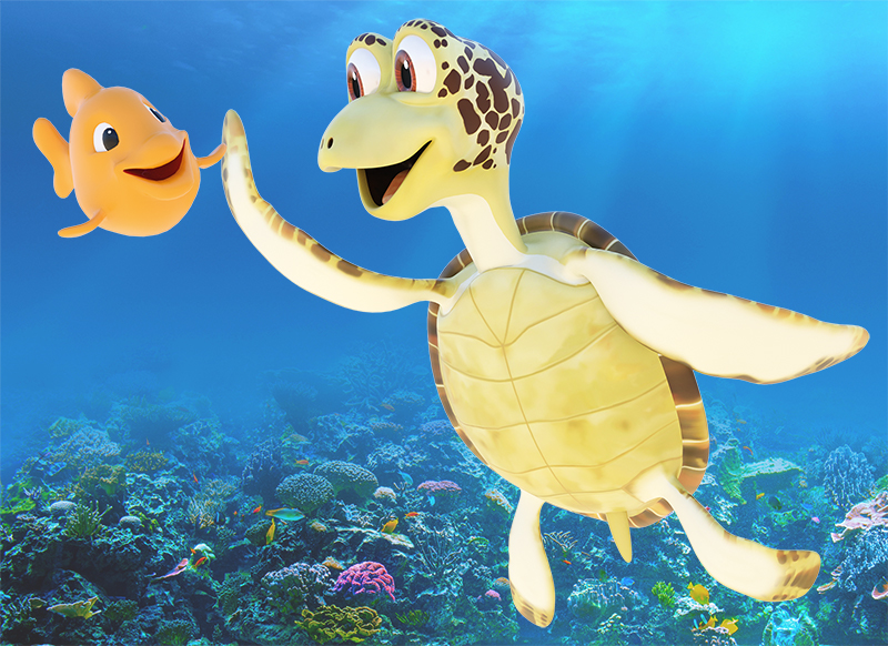 Turtle Foundation mascot Kimi