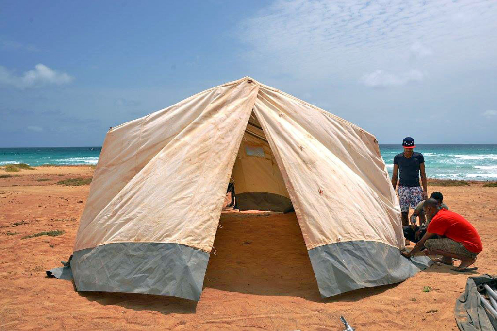 Boa Esperanca camp setup 2016