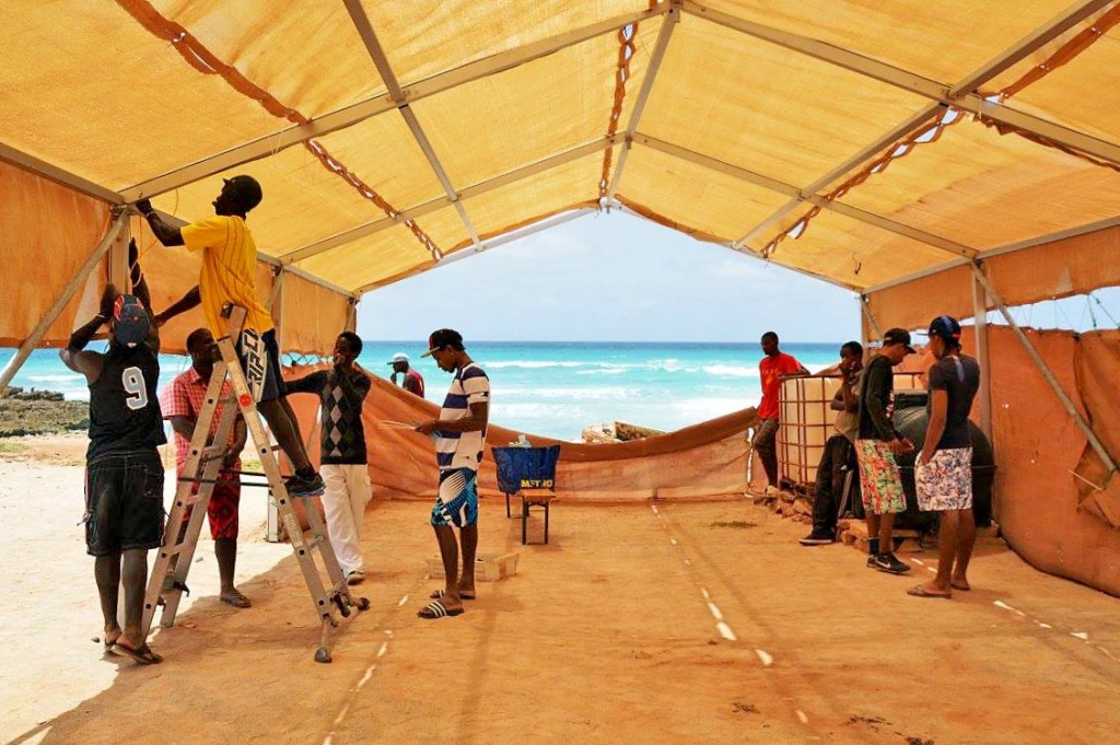 Boa Esperanca camp setup 2016