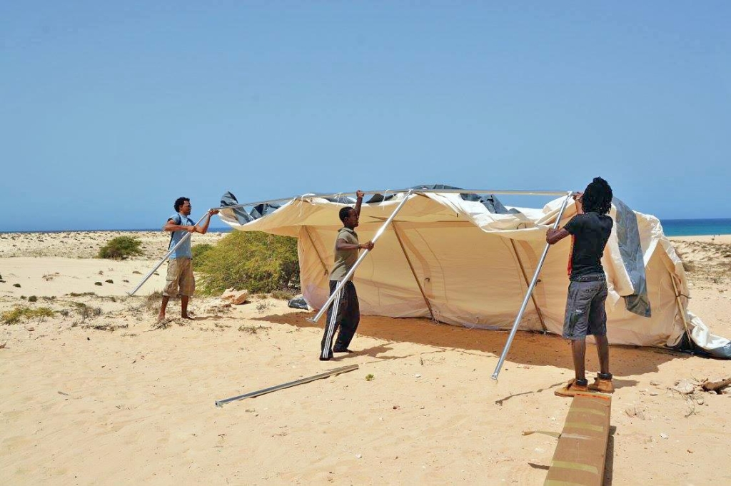 Lacacao camp setup 2016