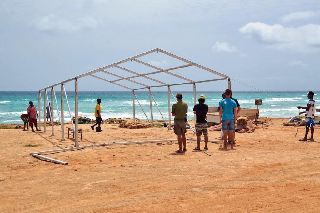 Boa Esperanca camp setup 2016