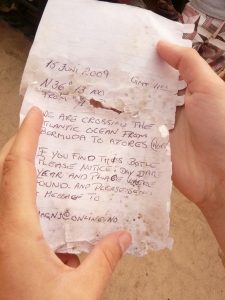 message in bottle