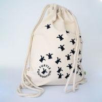 Cotton gym bag Turtle Foundation