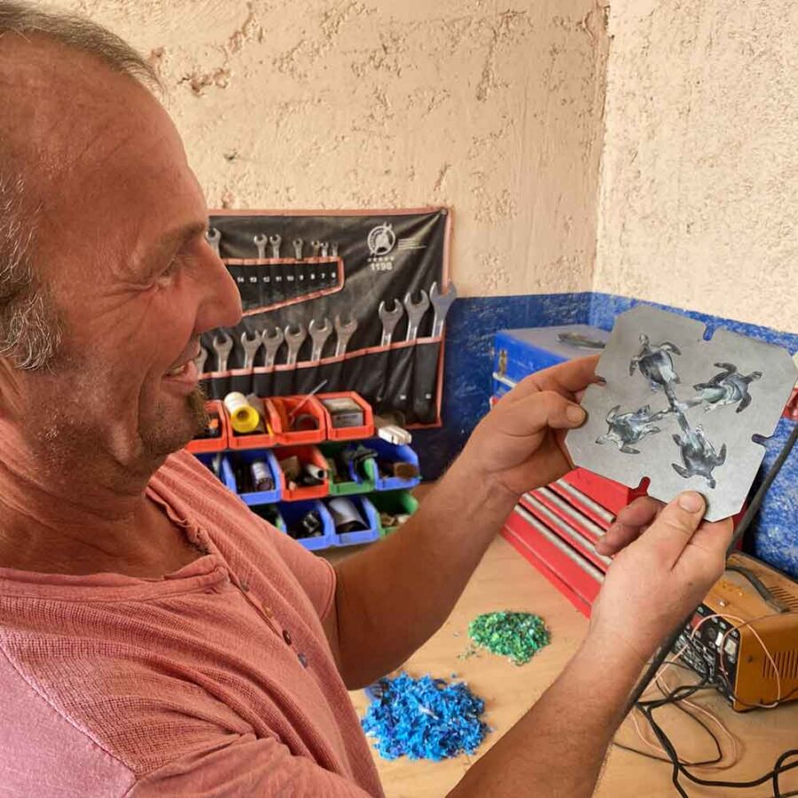 Fertigung Schlüsselanhänger Boa Vista